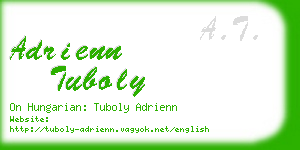 adrienn tuboly business card